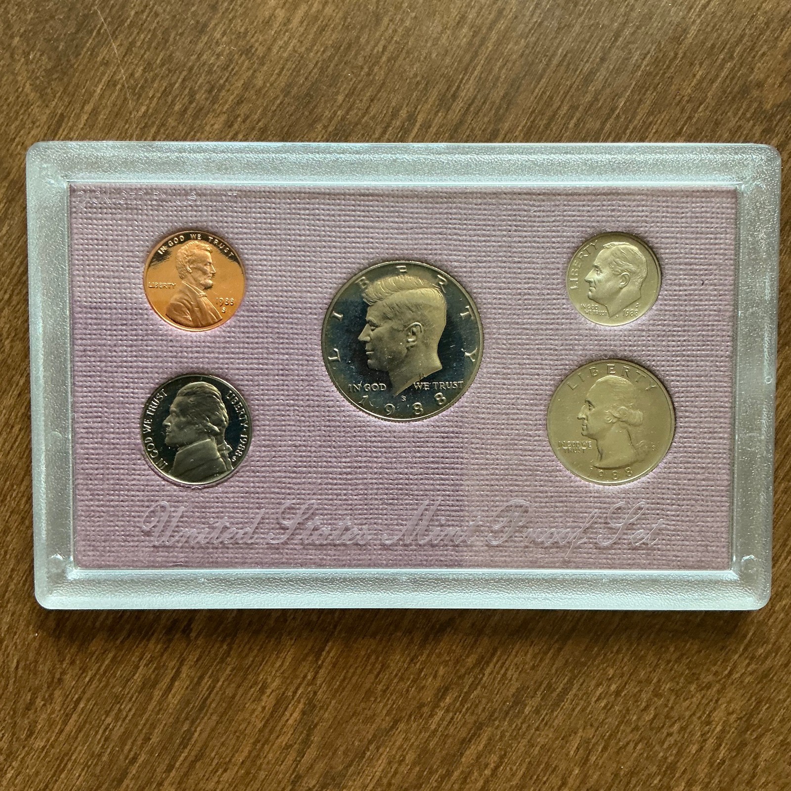 1988 US Mint Proof Set in OGP Free Shipping