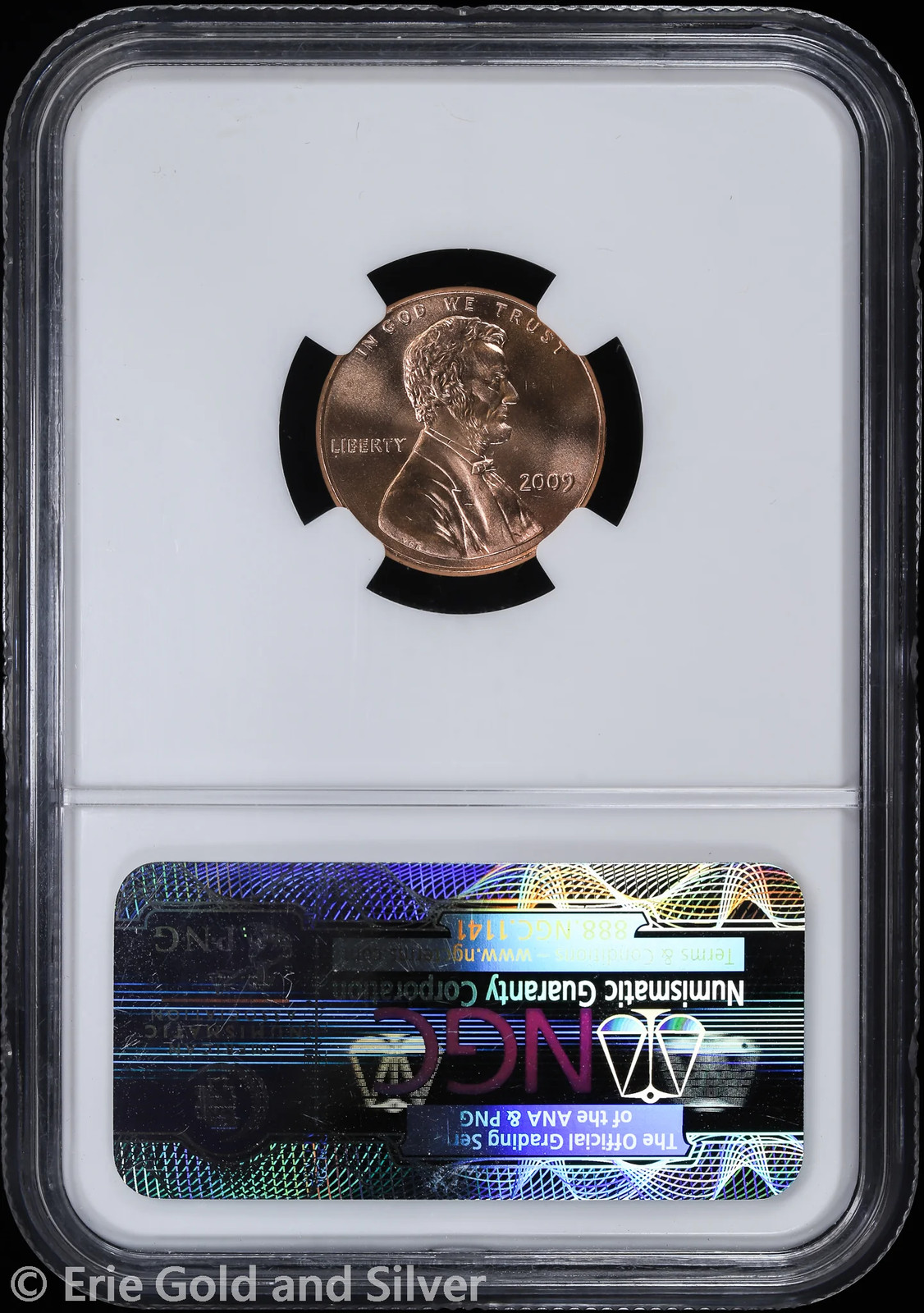 2009 1C Lincoln Cent Formative Years NGC MS 66 RD | Uncirculated UNC BU