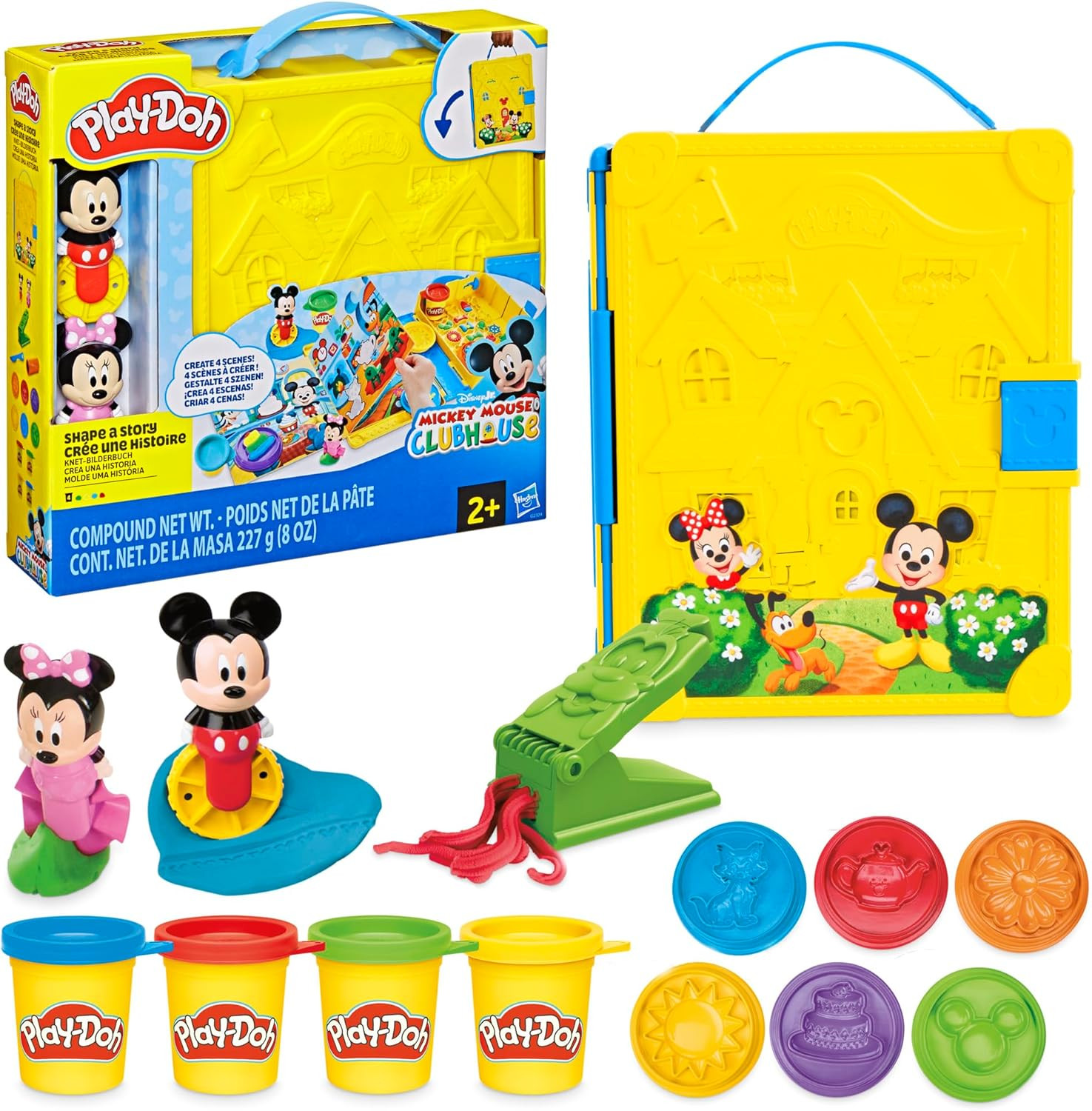 Play-Doh Disney Junior Mickey Mouse Clubhouse Shape a Story Playset New Toy Gift