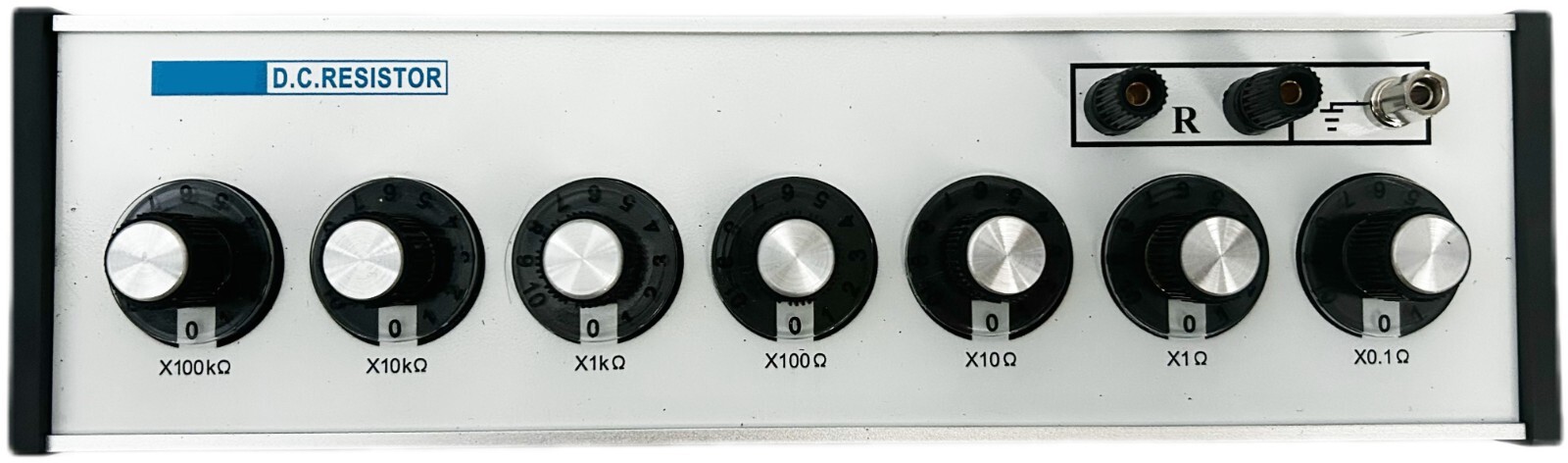 Lab DC Resistor 7 Dials DC Resistor Box with Accuracy 0.1% Mini Step Value 0.1Ω
