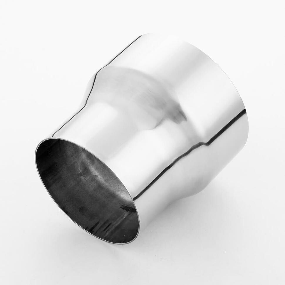 Stainless Steel Exhaust Pipe Connector Reducer 4" ID to 5" ID SS304