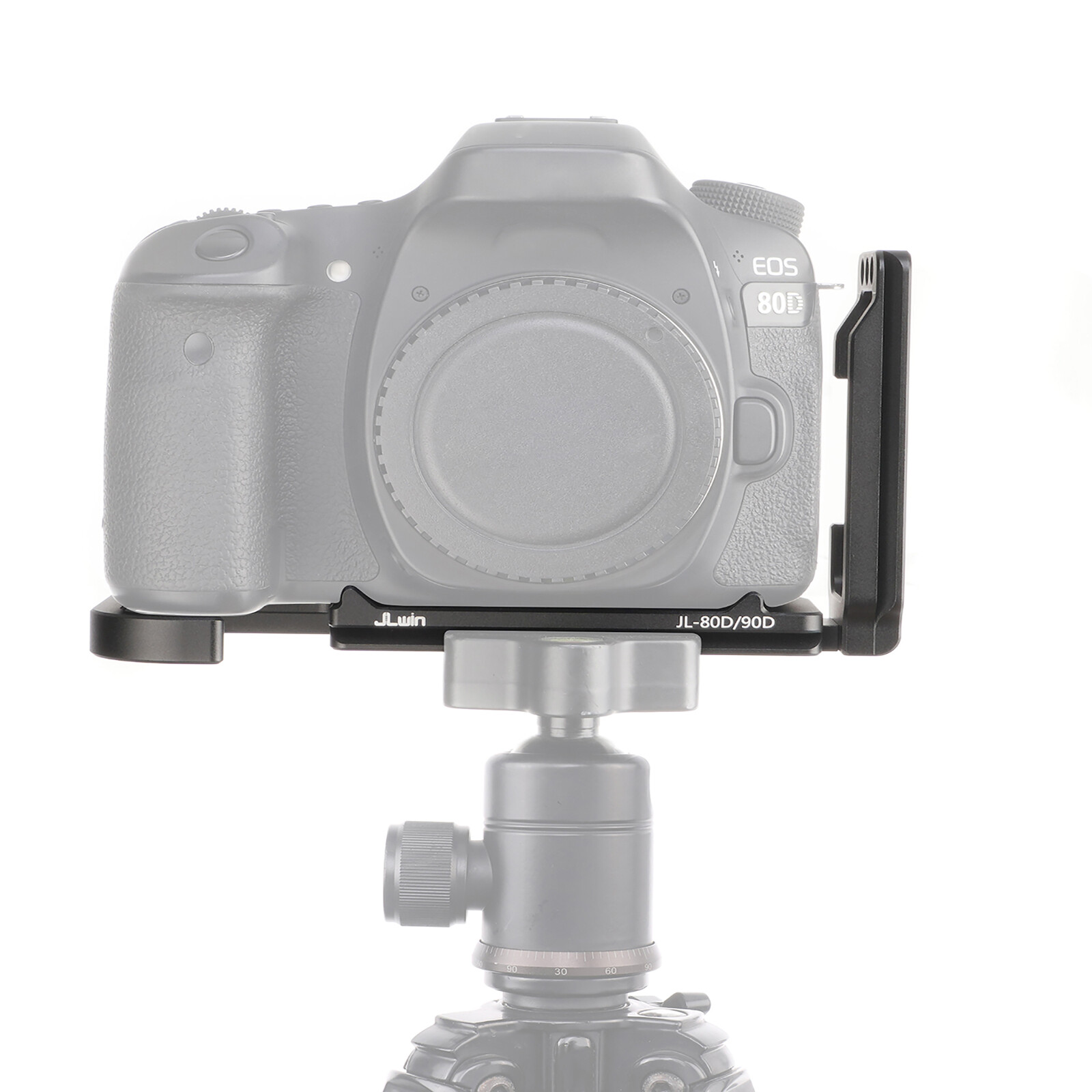 L Bracket Camera Mount Quick Release Plate For Canon 70D 80D 90D