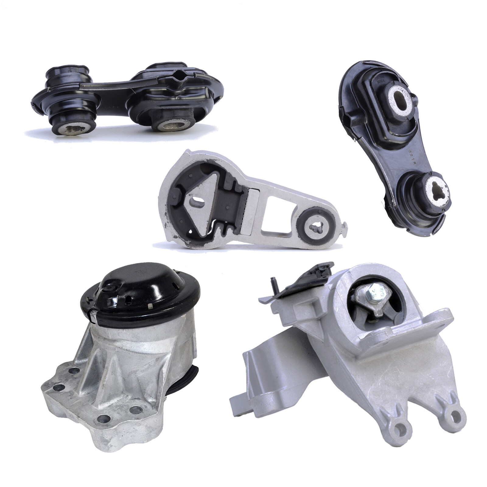 Engine, Trans & Torque Strut Mount Set 5PCS. 2014-2016 for Ford Explorer 3.5L