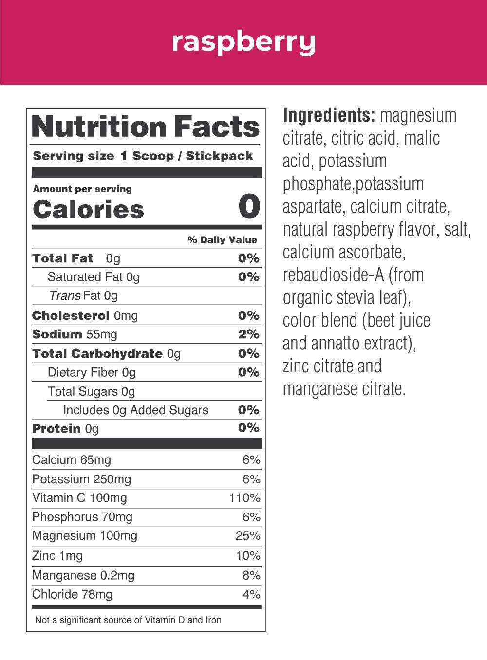 Ultima Replenisher, Electrolyte Hydration Drink Mix, Raspberry, 20 Count SF