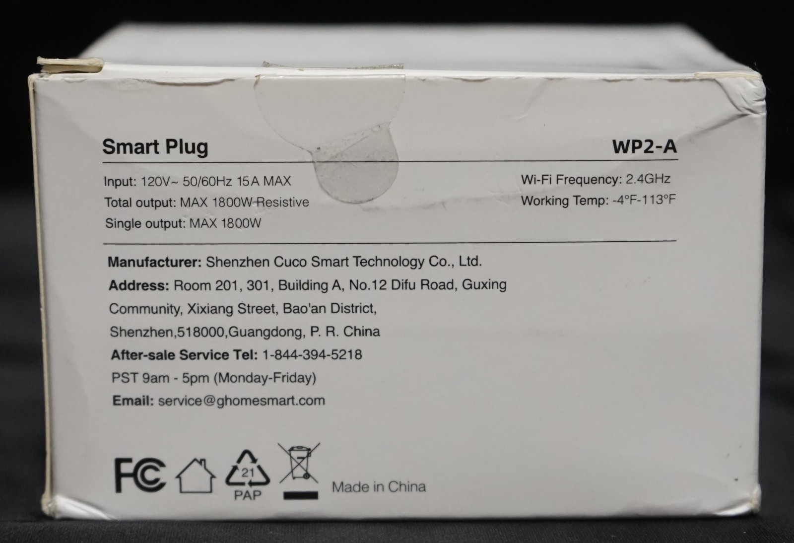 Voice Control Tessan Smart Plug WP2-A 2 Pack