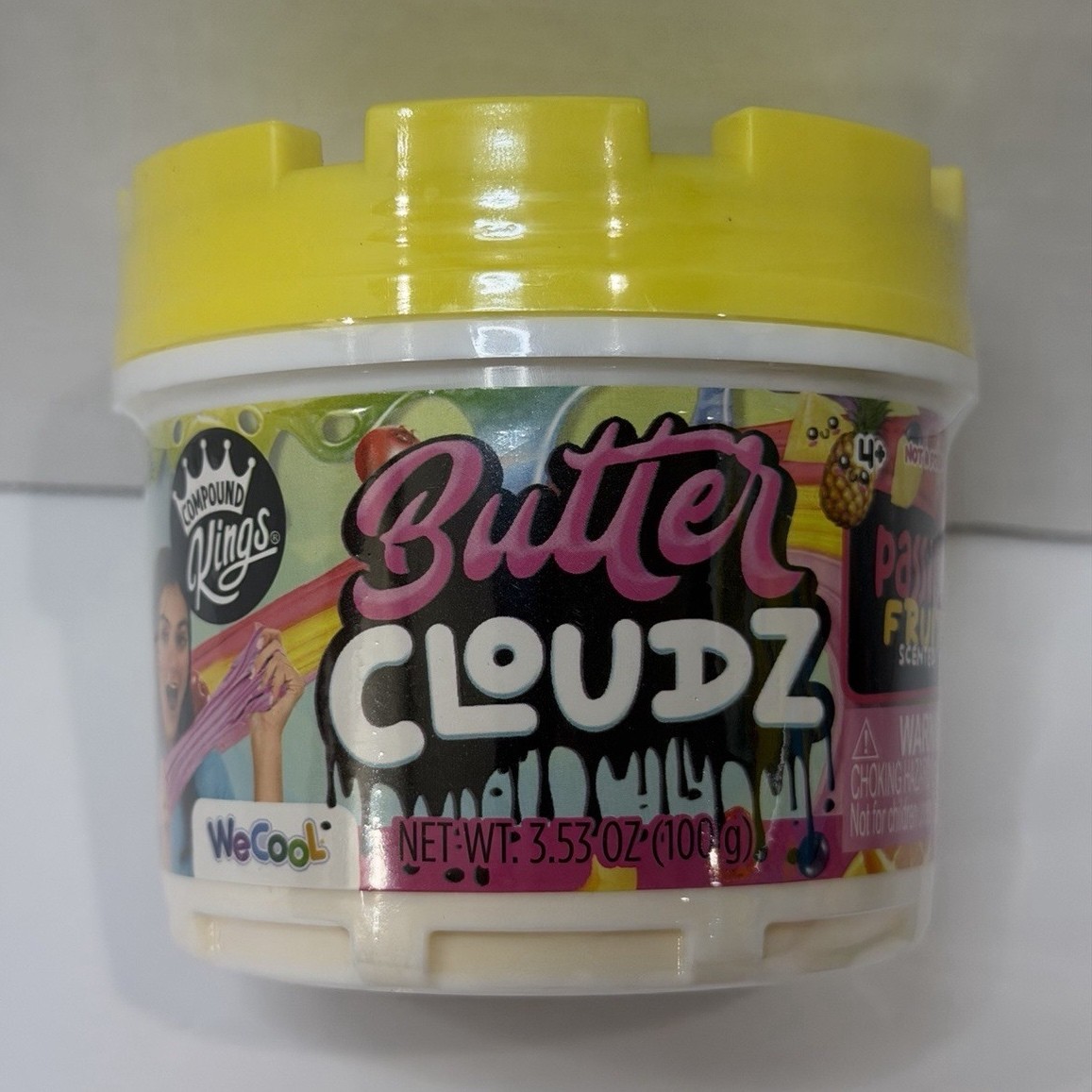 Butter Cloudz Modeling Clay Yellow Lid - Compound Kings WC15096CK