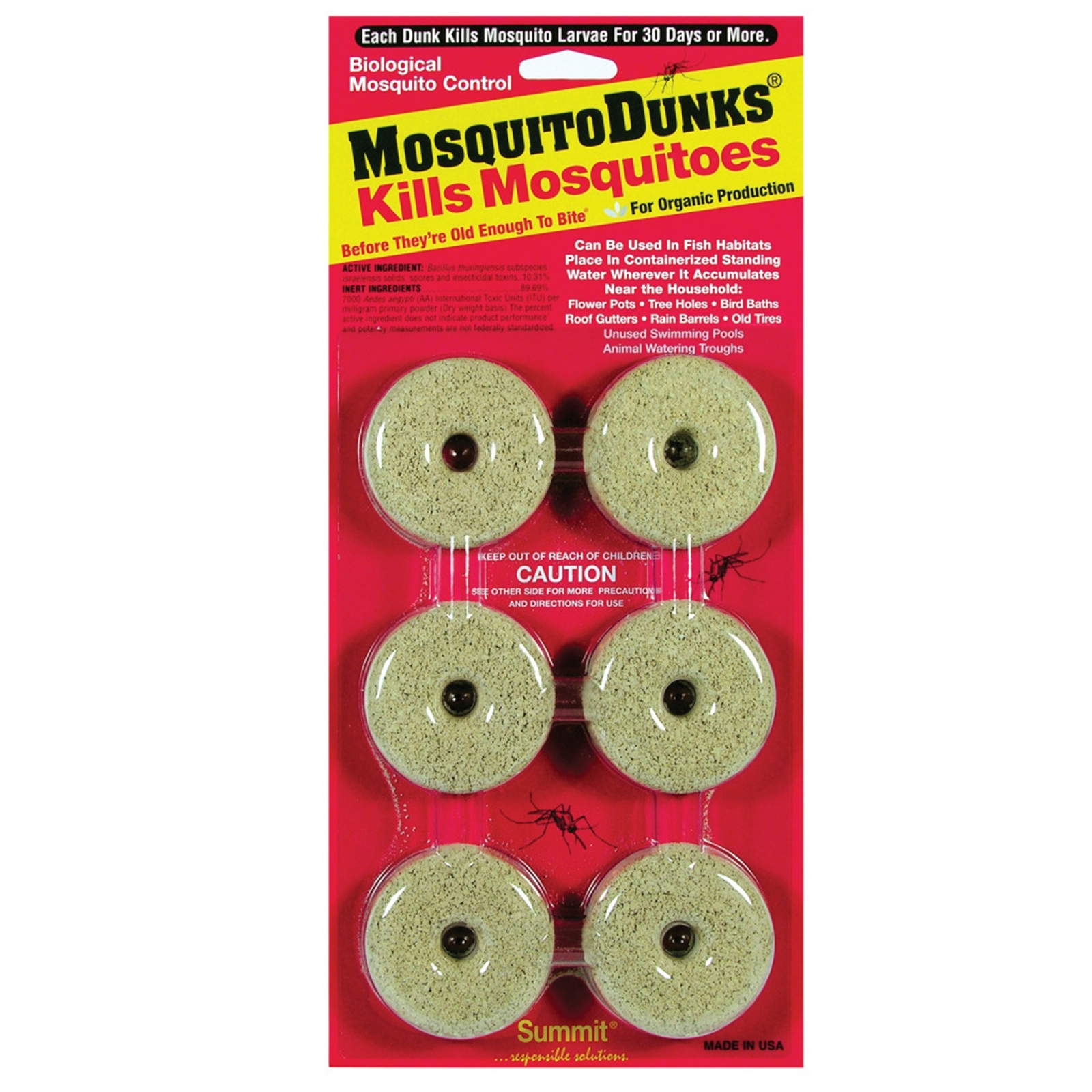 Summit Mosquito Dunks Mosquito Dunk 6 / Pack