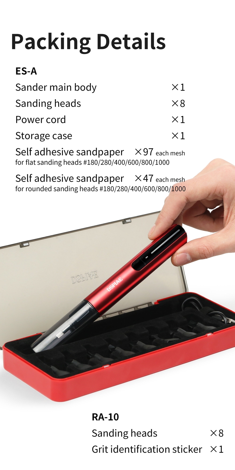 DSPIAE Reciprocating Sander ES-A - US