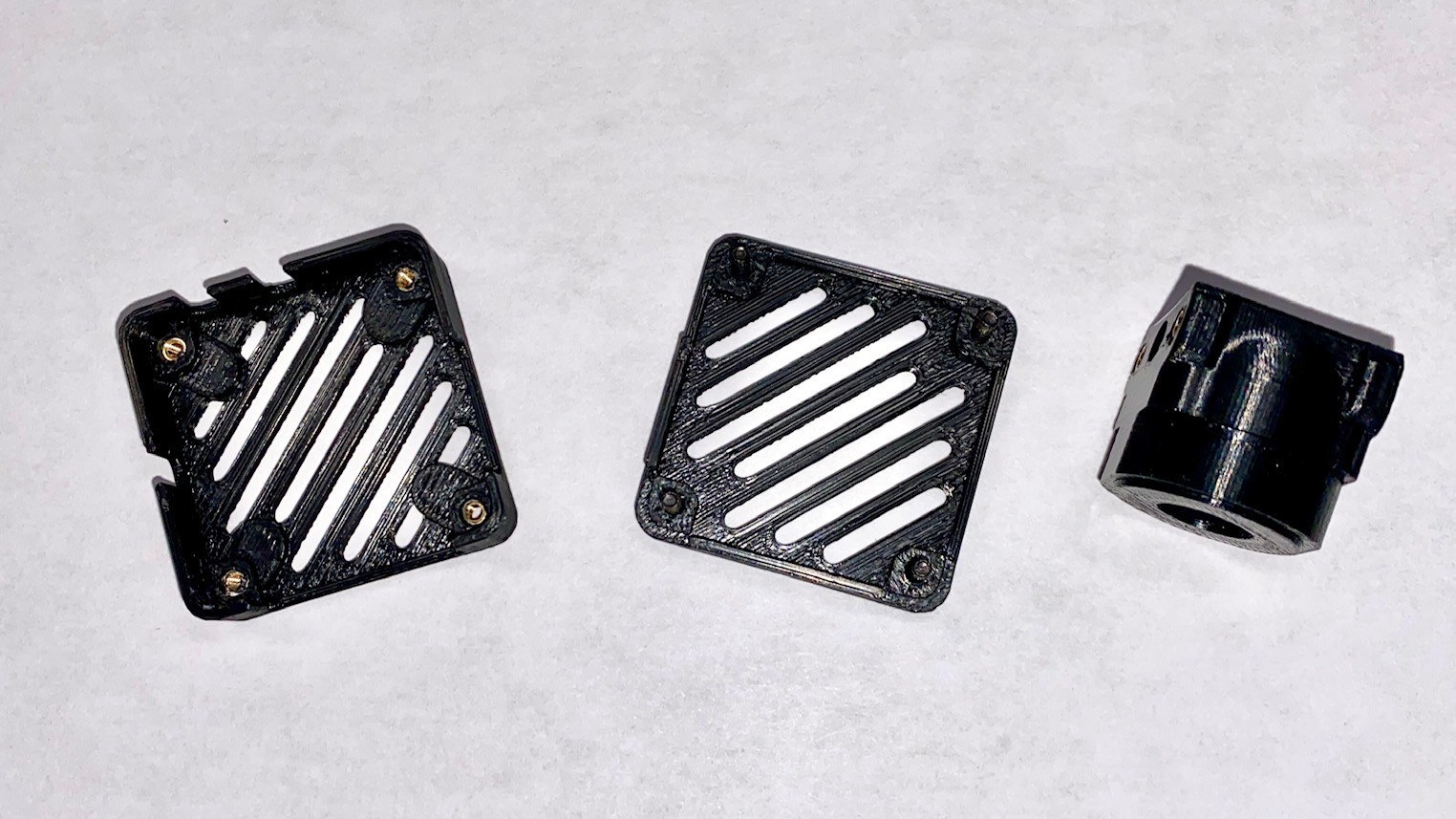 DJI O4 Air Unit Lite Protective Case + 04 Pro-Style Cam Mount-3D-Printed ABS BLK