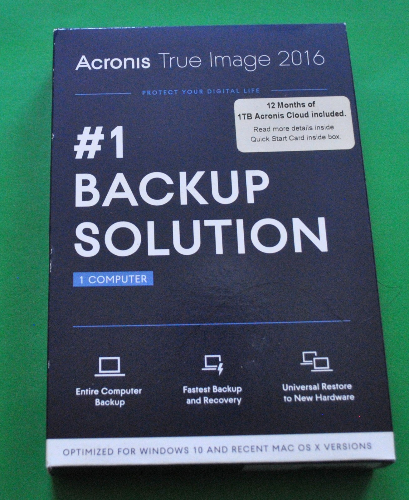 PHYSICAL VERSION | Acronis True Image 2016 | Physical CD & Key | NEW & SEALED