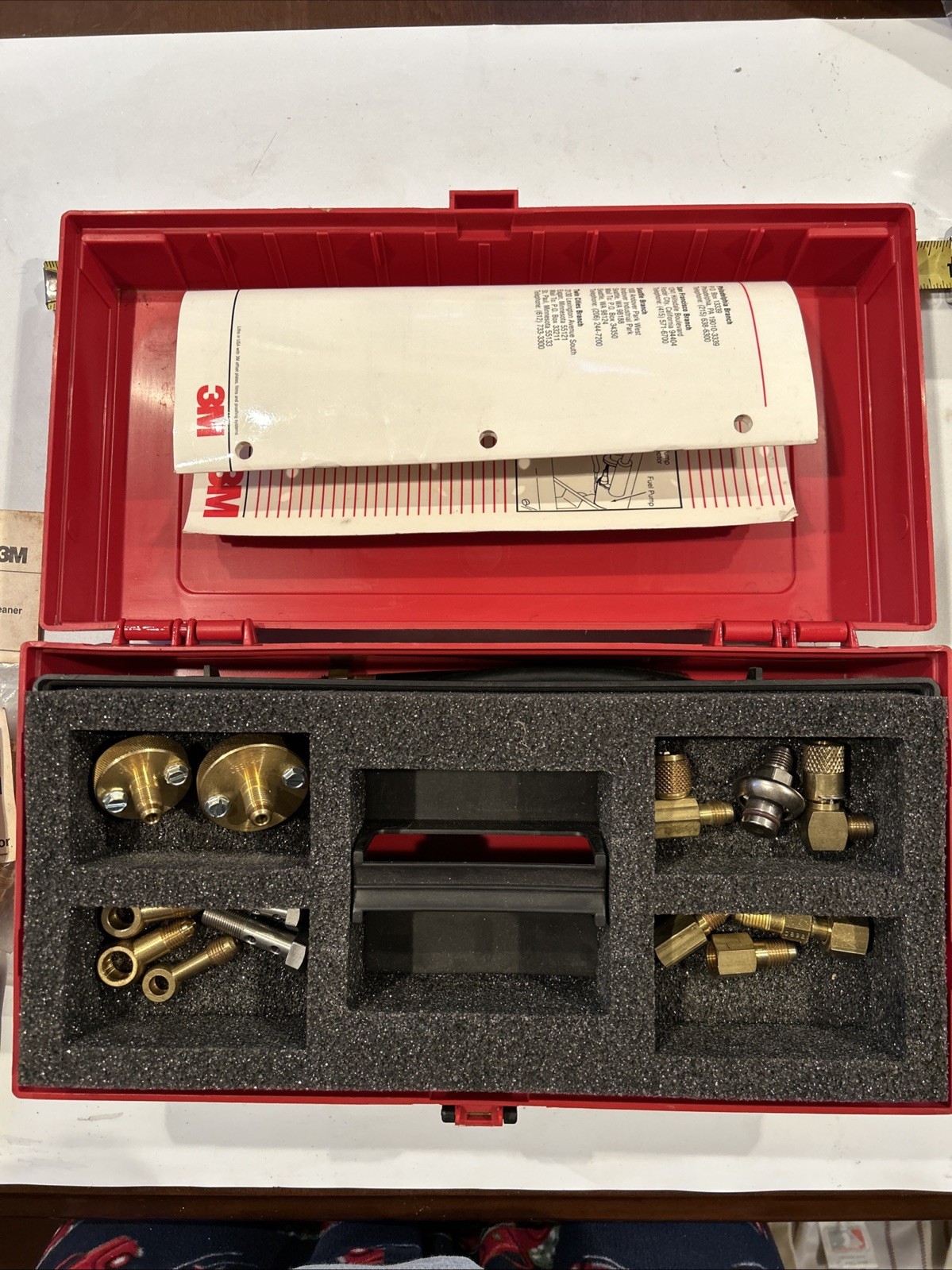 3M Adaptor Set 08933 Fuel Injector Cleaning System With Additional Adaptors