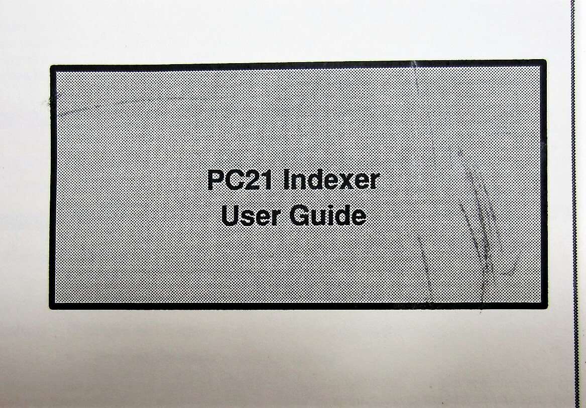 Parker Compumotor PC21 Indexer User Guide/Support Disc, Adapter Cables New