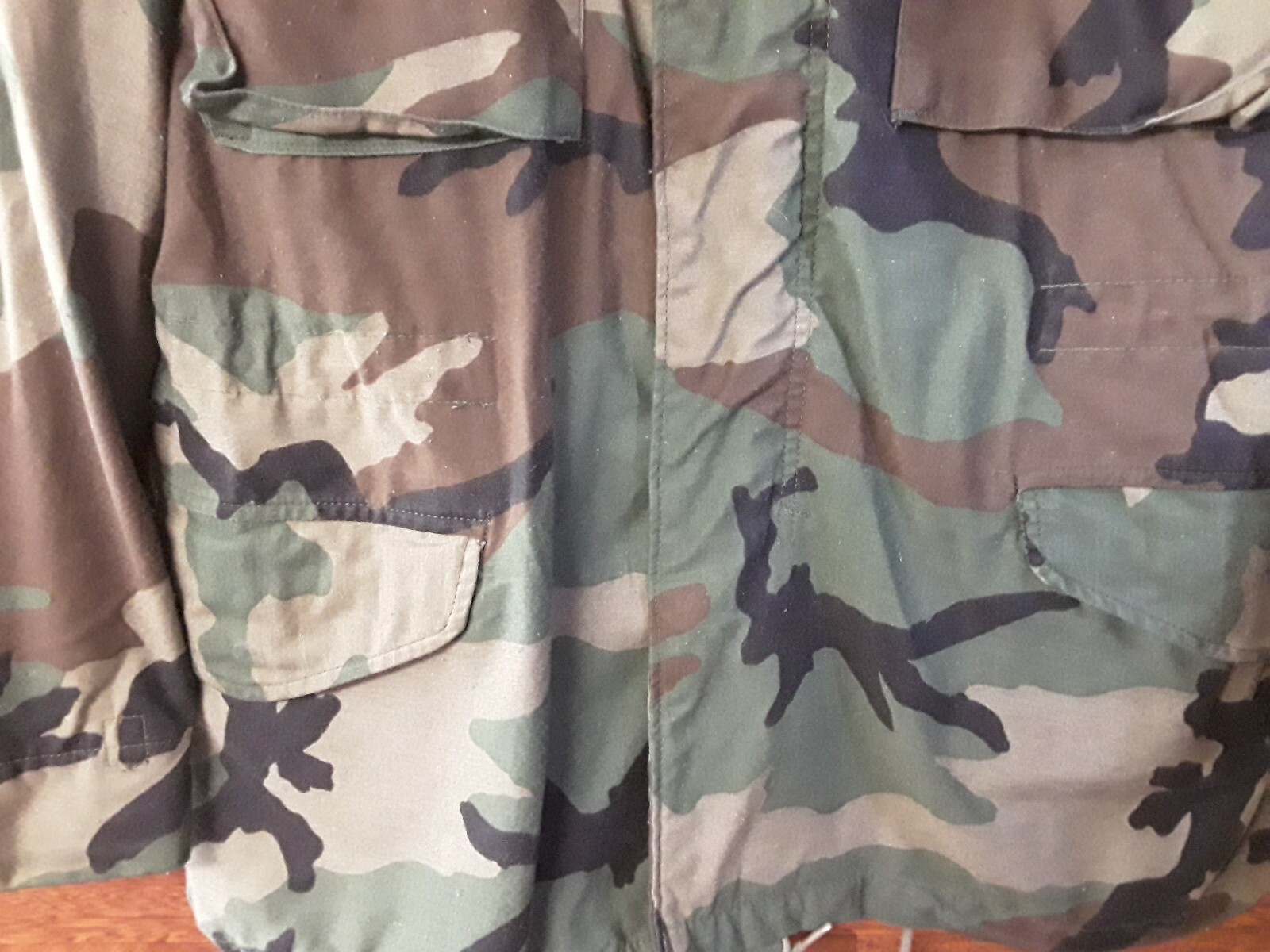 U.S Army Camo Winter Coat Size Small