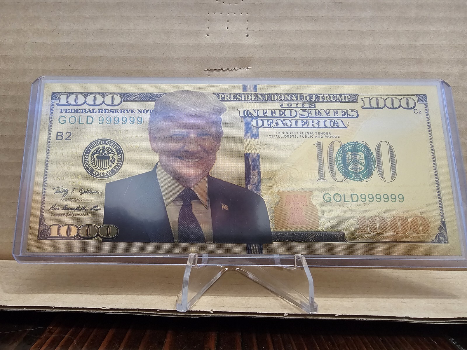 Donald Trump POTUS Playboy Card & Gold FOIL Bills!!!!!