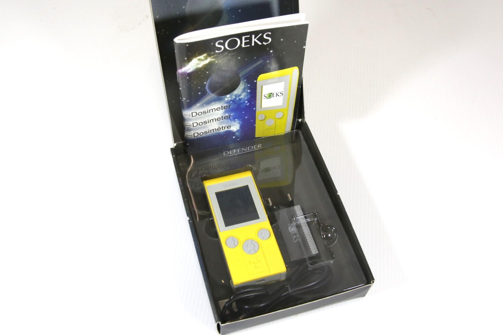 *RARE* - SOEKS DEFENDER DOSIMETER GEIGER COUNTER - IN ORIGINAL PACKAGING