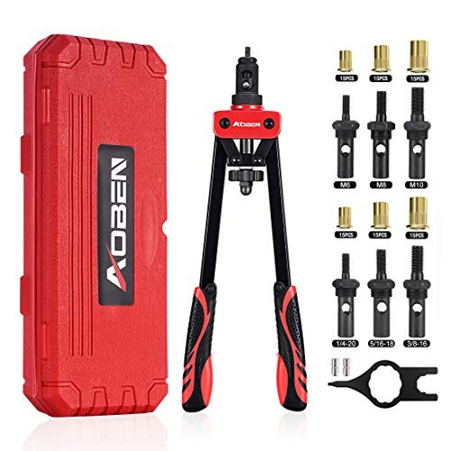 Professional Hand Rivet Nut Setter 14" Tool Kit