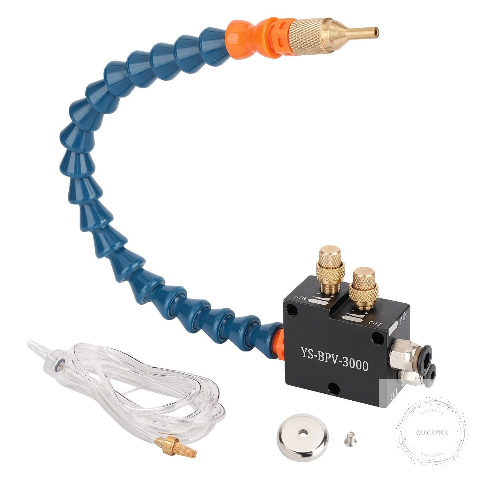 1/4" CNC Coolant Mister for Milling Machine with Magnet Base,Cooling Sprayer Mis