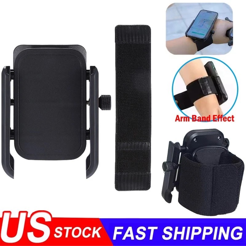 Rotatable Wristband Phone Holder Armband Cell Phone Bag Sports Holder