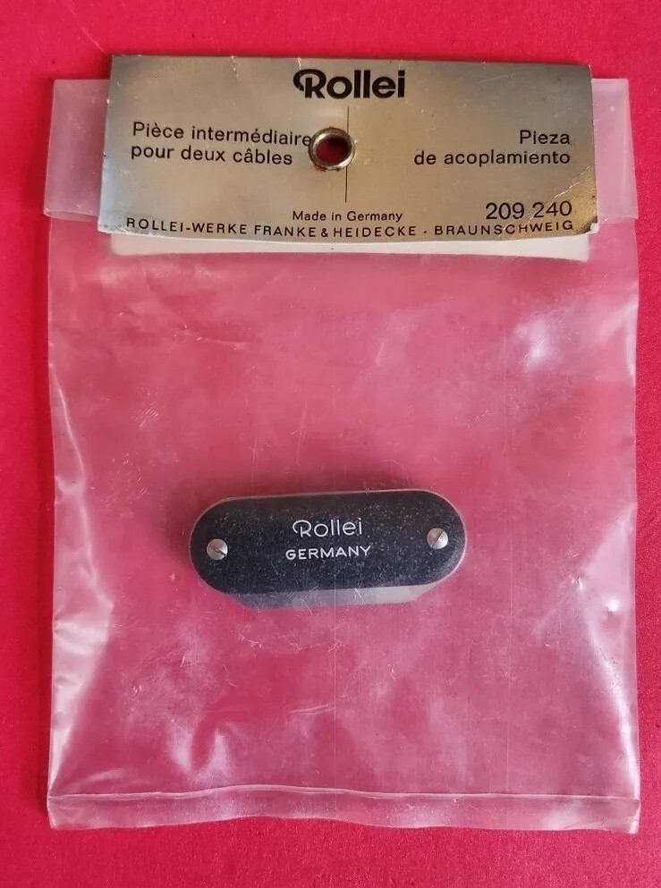 Rollei Coupling Piece For 2 Cables Sync Coupler 209240 New In Package