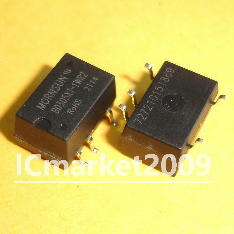 2 PCS B0305XT-1WR2 SMD-5 DC/DC Converter Power Module Chip IC