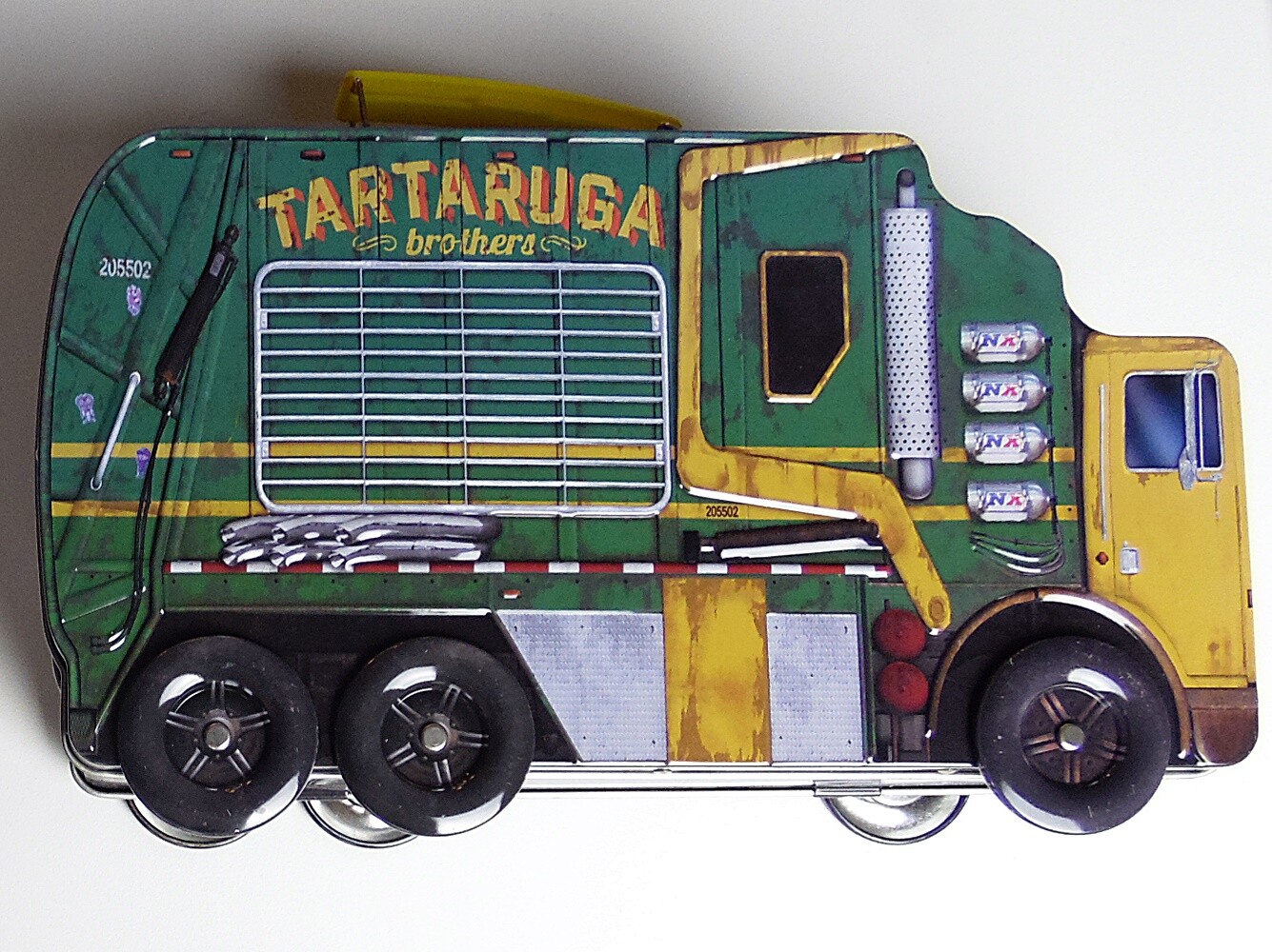 Teenage Mutant Ninja Turtles Tartaruga Bros Metal Garbage Truck Lunchbox 2016