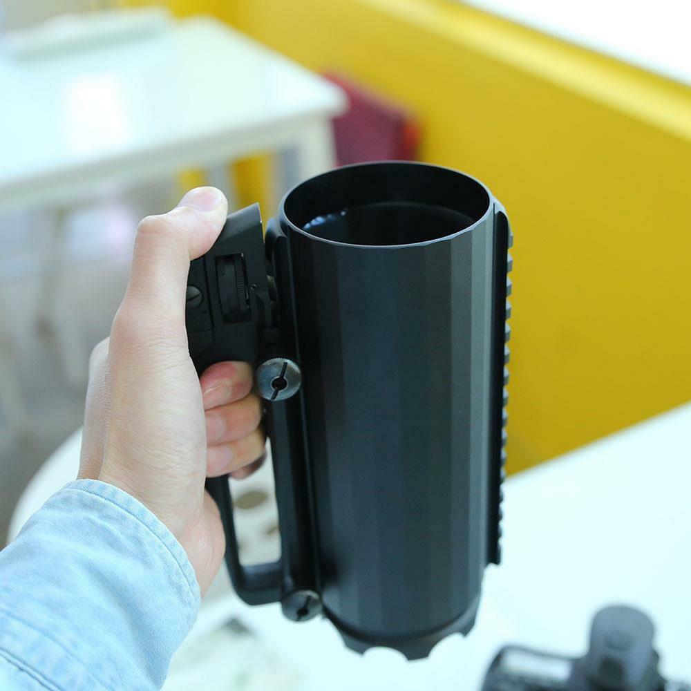 Military Mug Aluminum Detachable Carry Battle Beer Rail Mug Cup Black
