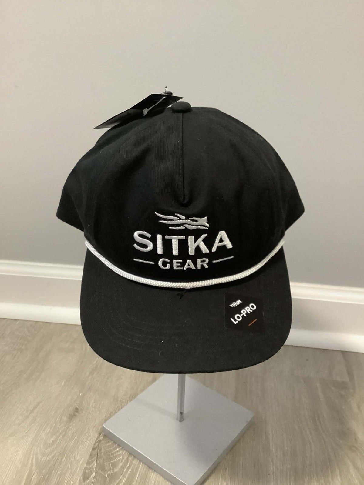 Sitka Gear Black Hunting Hat Cap Adjustable Strap Back Mens One Size Hunting