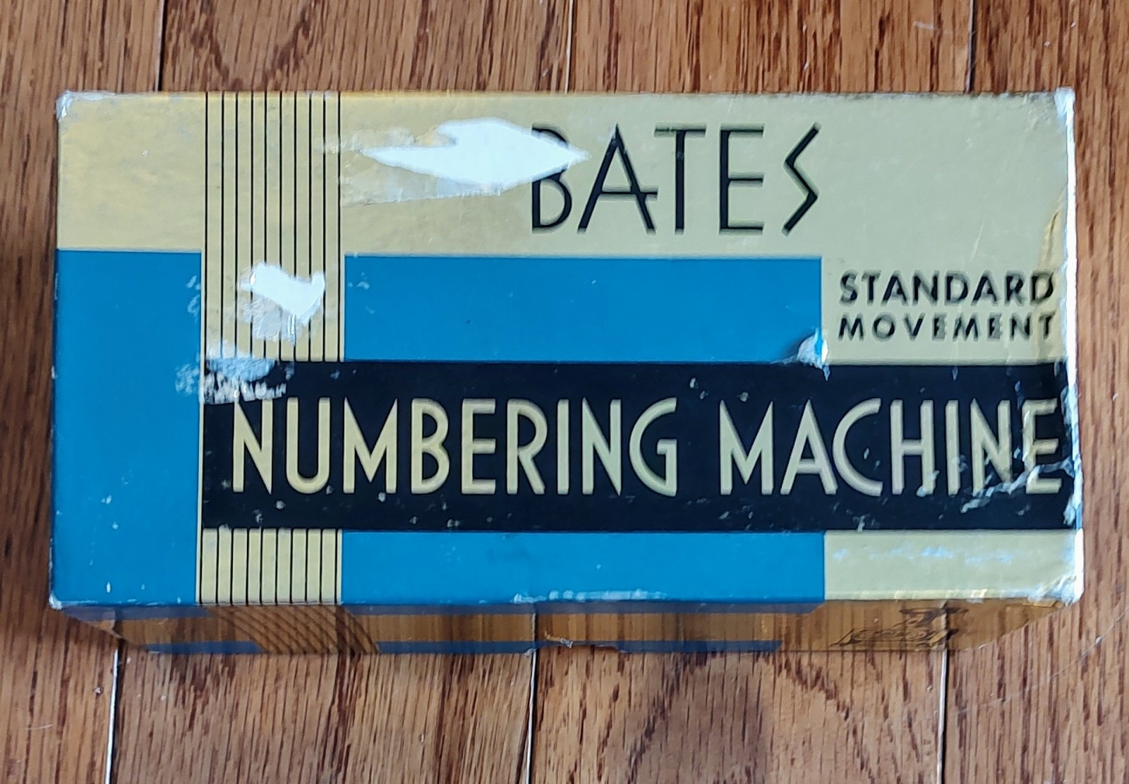 Bates Standard Movement Numbering Machine 6 Wheels CD Figures In Box