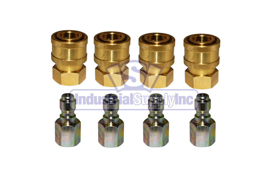 Pressure Washer | Quick Connects | 1/4" Female NPT Socket | 1/4" Female NPT Plug