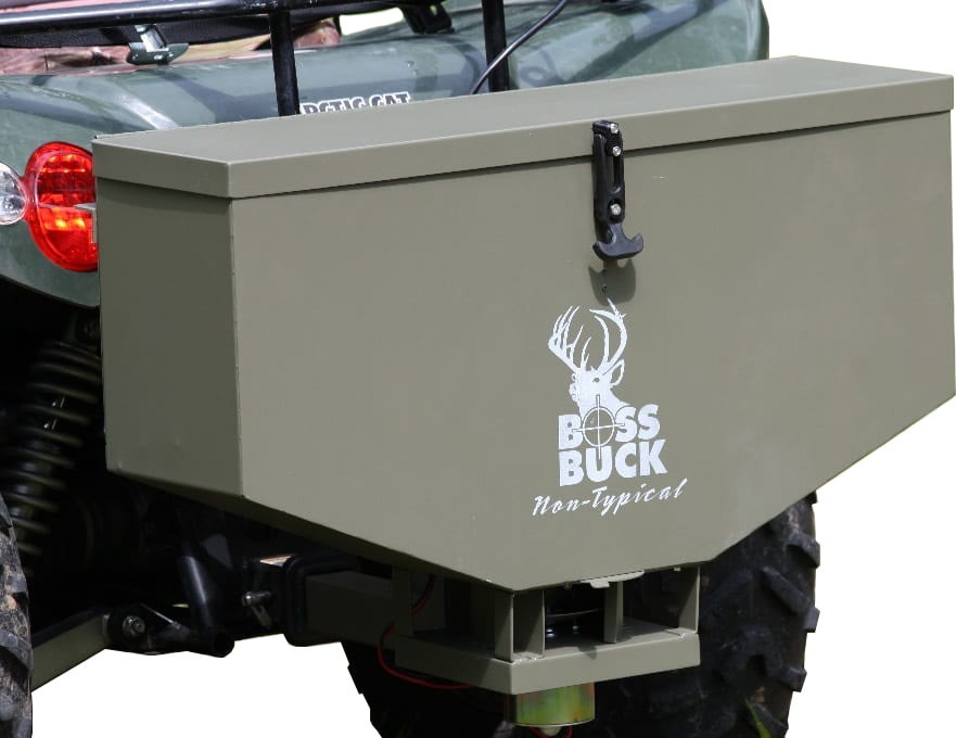 Boss Buck 80 Seeder/Spreader w/4-prong TailgateAdapter and Reciever & : BB-1.80