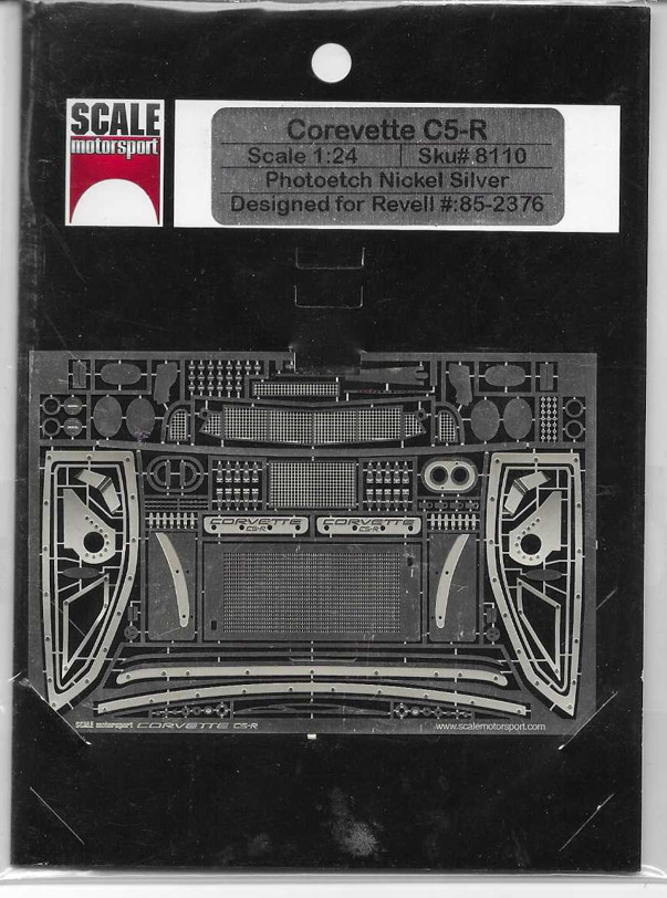 SCALE MOTORSPORT CORVETTE C5-R PHOTO ETCH DETAILS IN 1/24  8110
