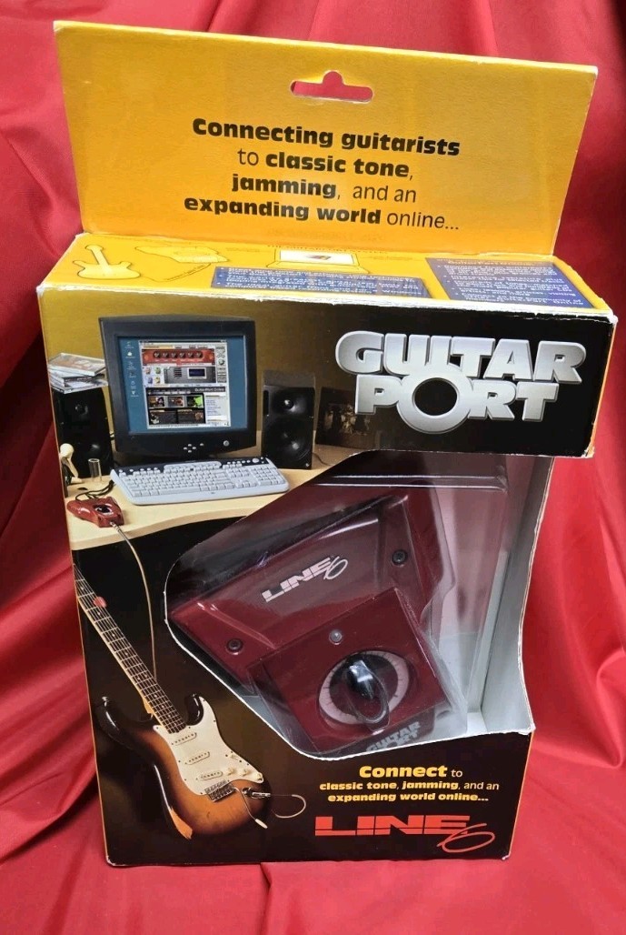 Line6 Guitar Port PC interface IOB With Software CD And Cables Free Shipping