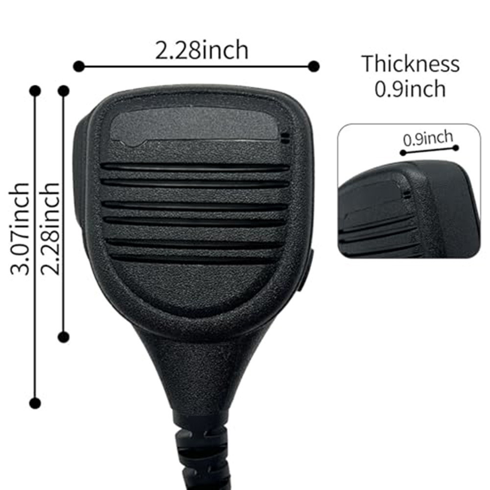 Replacement Accessory For Outdoor Work Speaker Mic Smooth PTT Operation