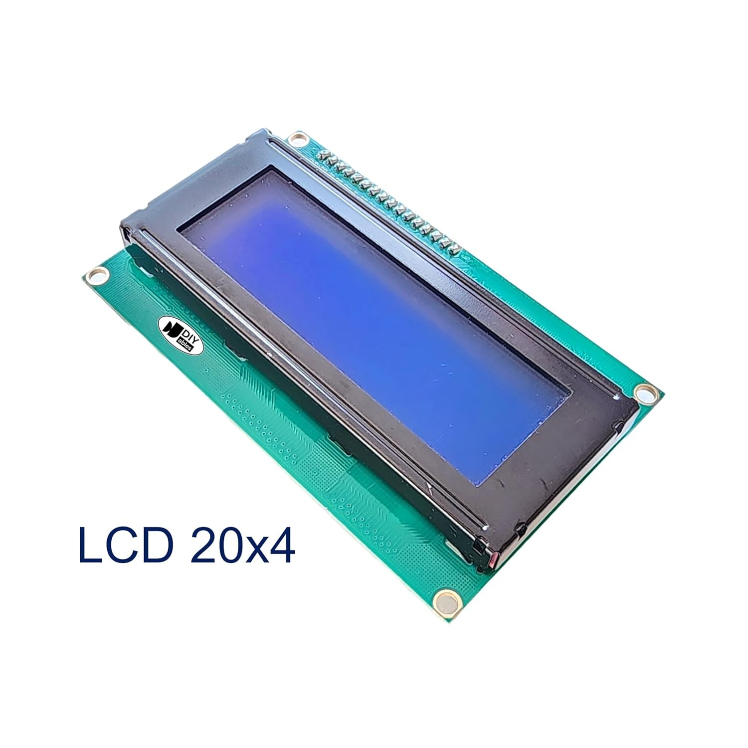 LCD 20x4 I2C TWI Display Module Blue Backlight Adjustable Contrast Arduino Uno