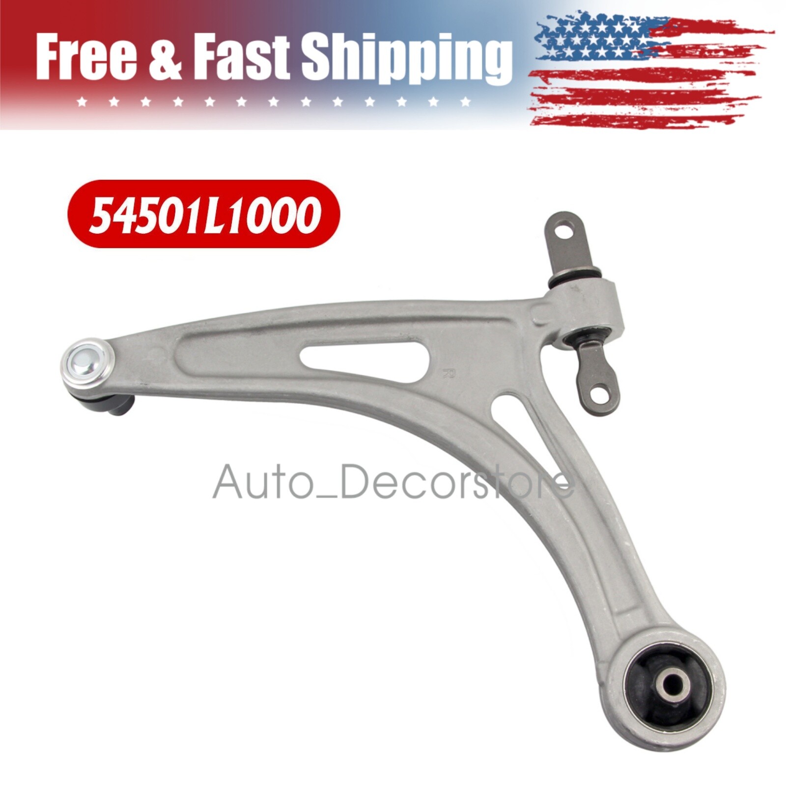 Front Lower Control Arm Right Passenger Side Fit for K5 Sonata 20 21 22 2023