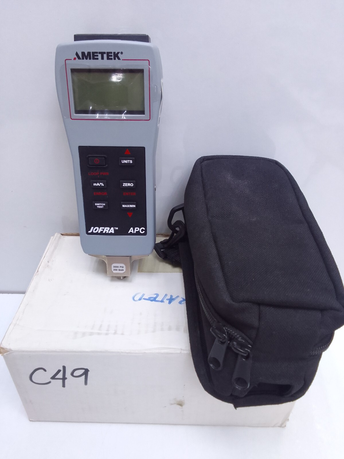 AMETEK JOFRA APC APC03KGINDG 3000 PSI 200 BAR