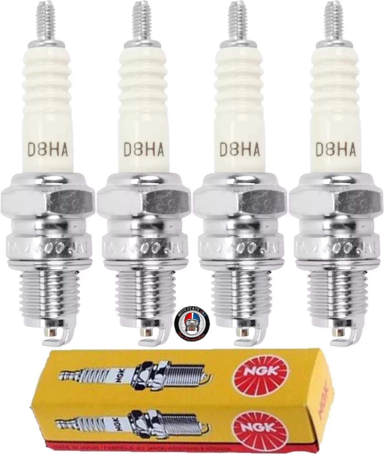 4x NEW NGK SPARK PLUG D8HA For HONDA CA175 CA200 CB175 CL72 CL77 CL90 CL175