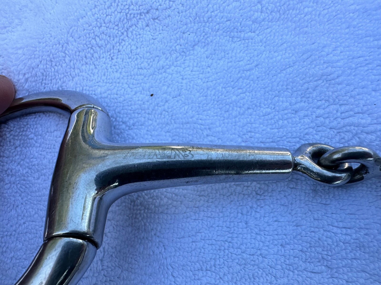 EUC MetLab Pinchless Swivel Free Eggbutt Snaffle 5"