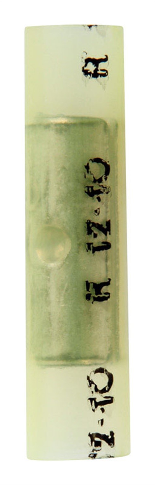 Jandorf 60816 Yellow Tin-Plated Copper Butt Splice Connector 12 to 10 AWG