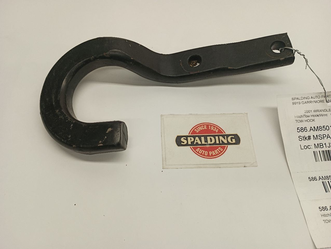 Rear Tow Hooks from  2001 WRANGLER  12663698