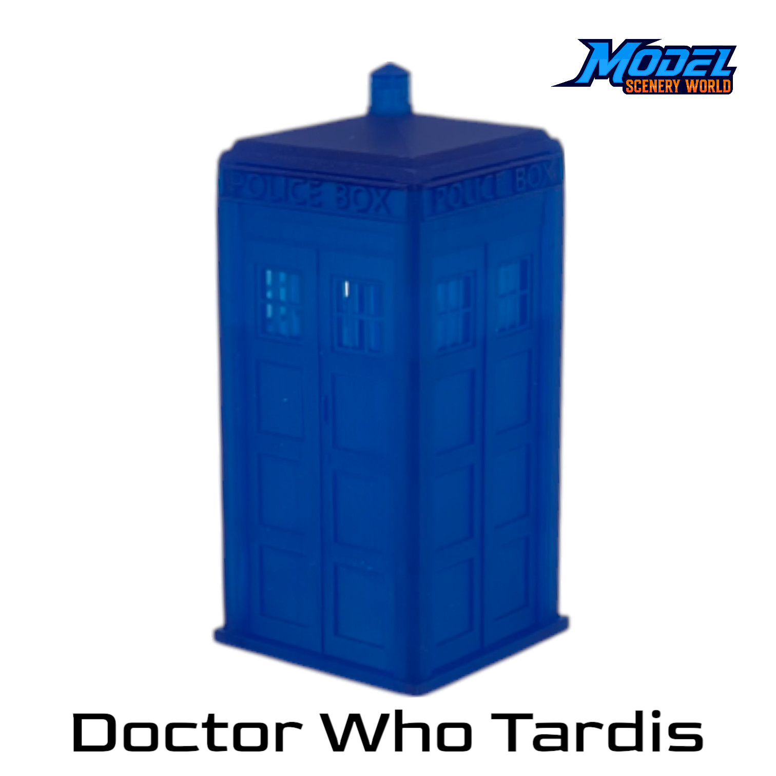 Dr. Who Tardis - HO Scale 1:87 - Blue