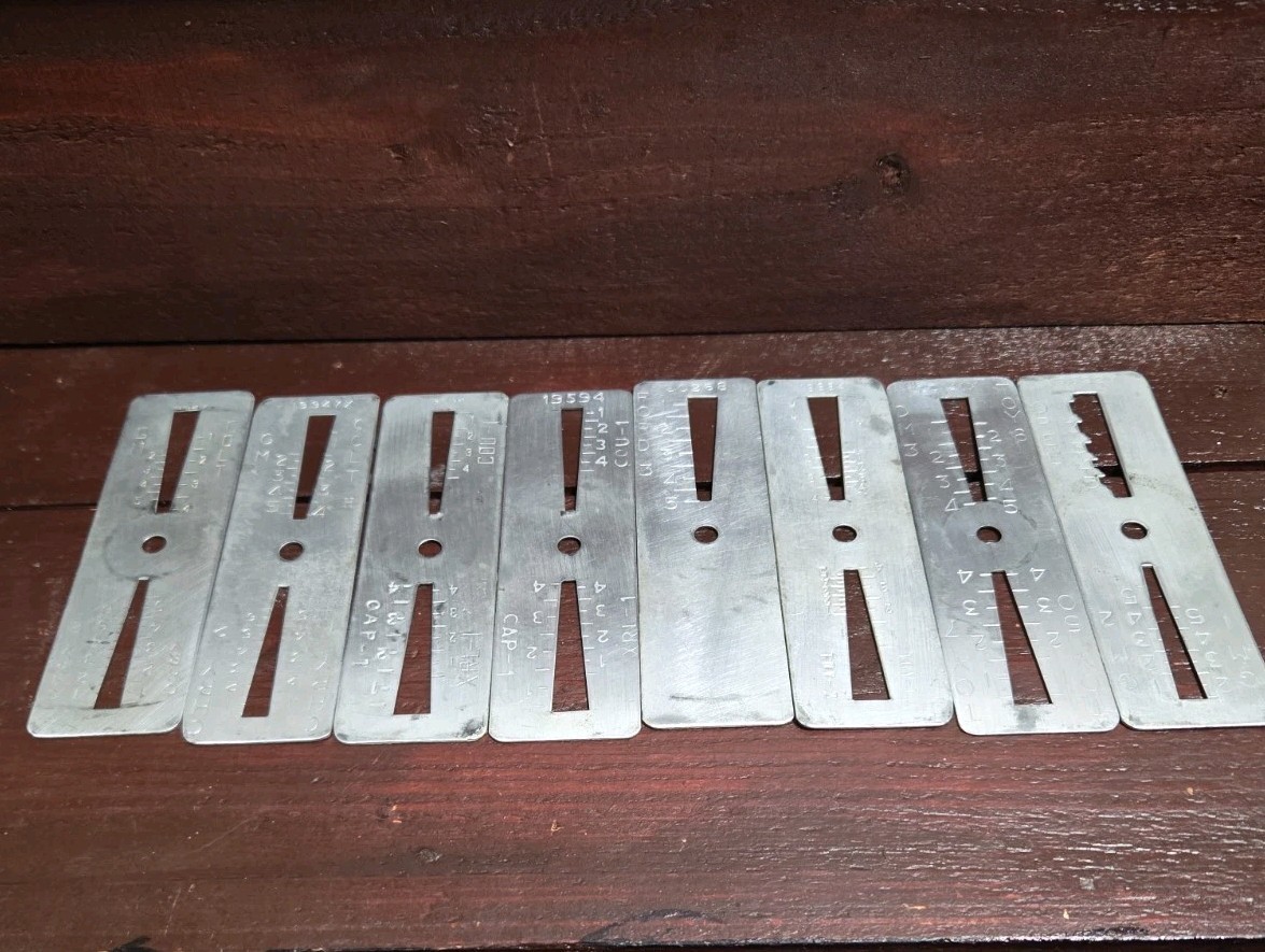 (Curtis Key DECODER GAUGES Lot Of 8 Mixed