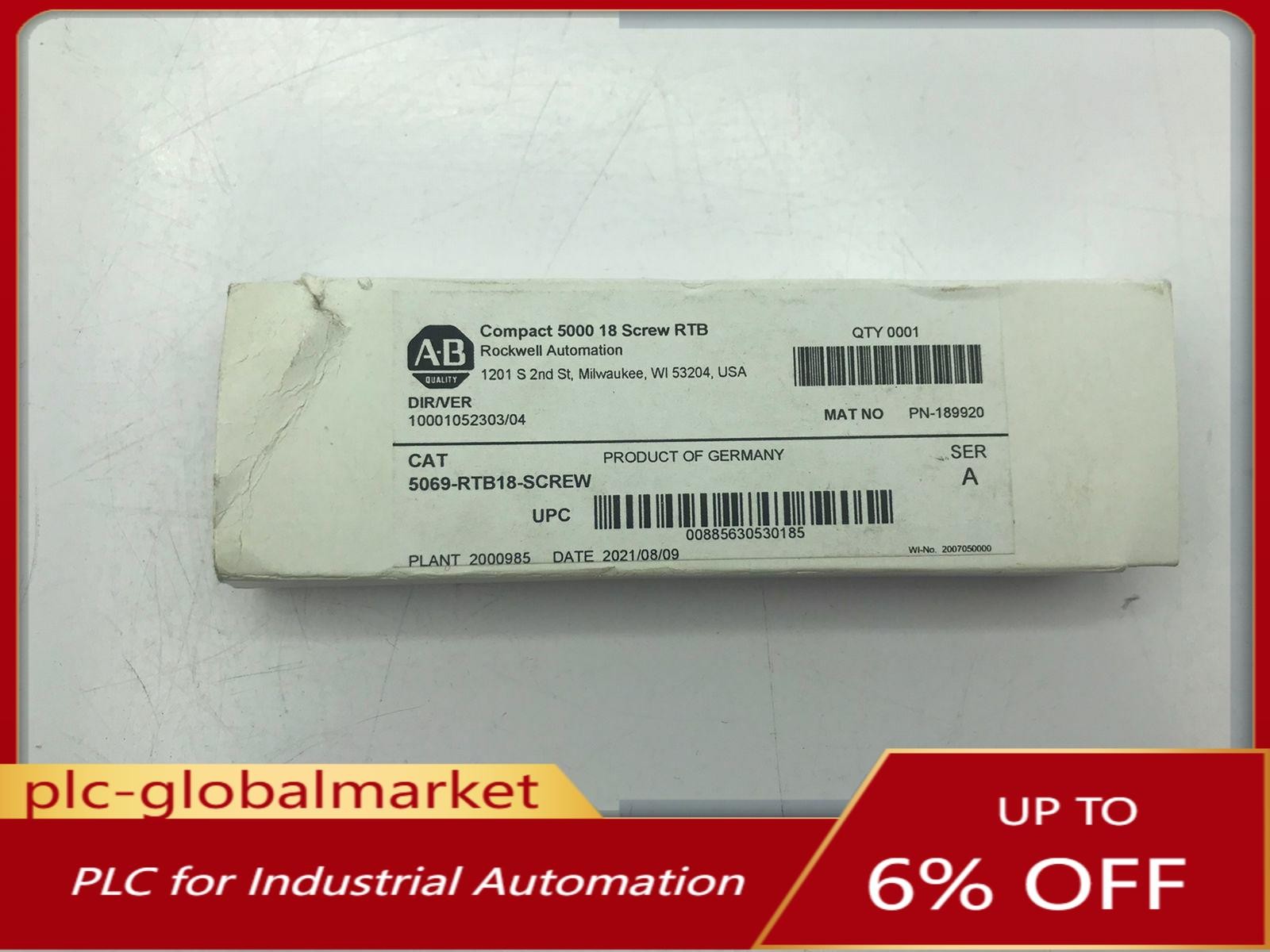 NEW ~ Allen-Bradley5069-RTB18-SCREW /A Compact 5000 18-Screw RTB SEALED！