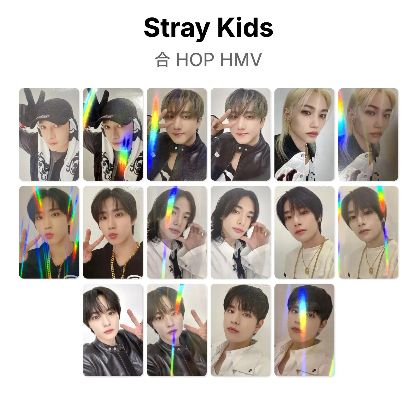 Stray Kids 合 HOP HMV Official Photocard KPOP Special Gift