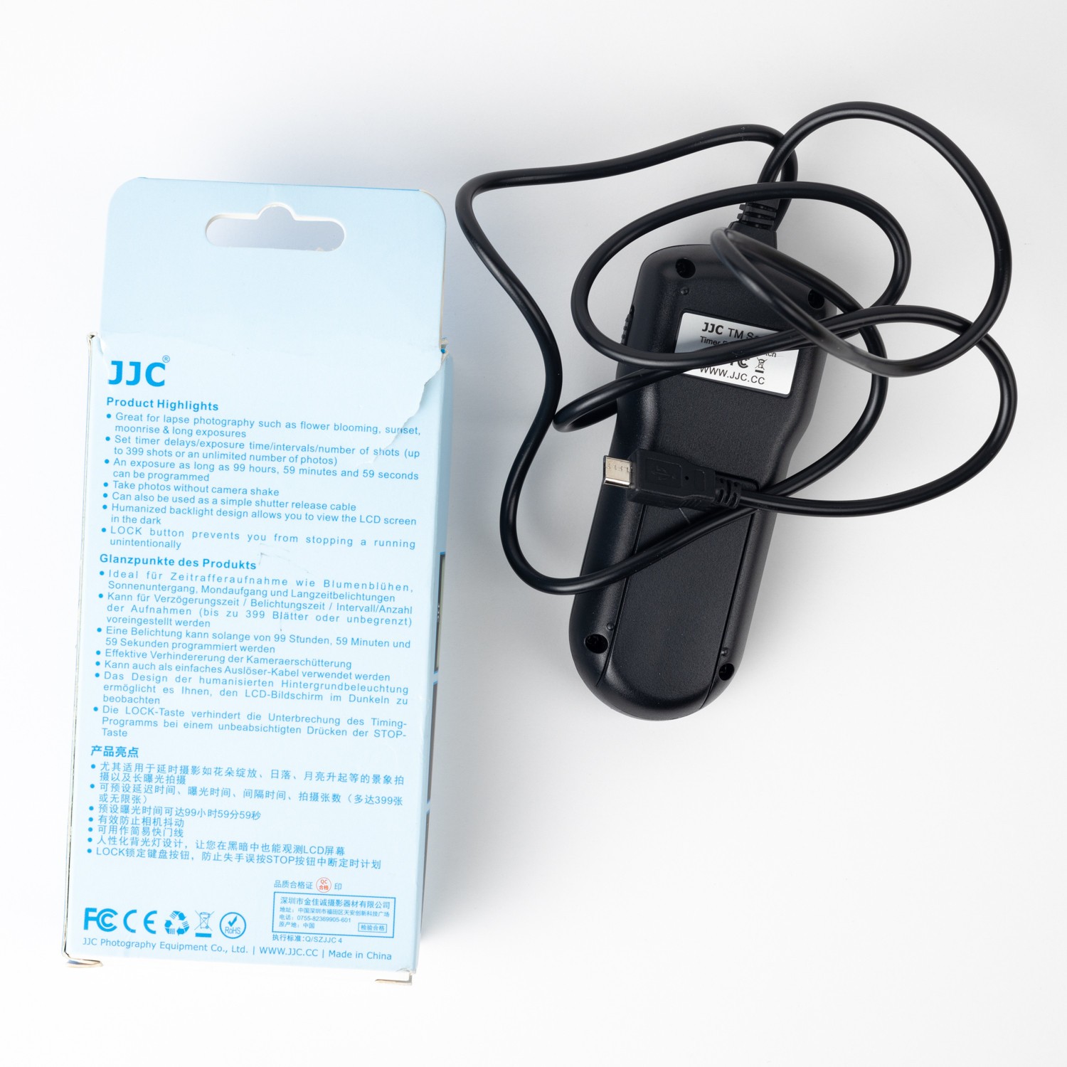 JJC TM-R Timer Remote Controller for Fujifilm (RR-90 Replacement)