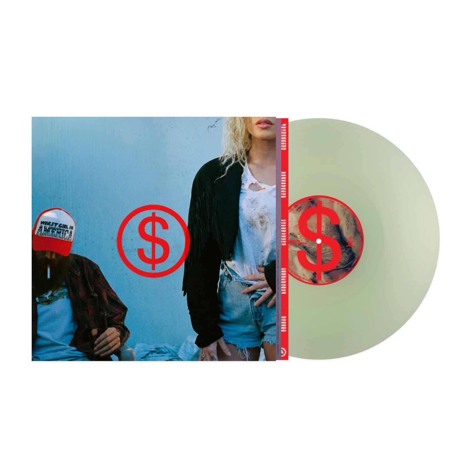 Slayyyter WOR$T GIRL in AMERICA (Vinyl) 12" Album (Clear vinyl)