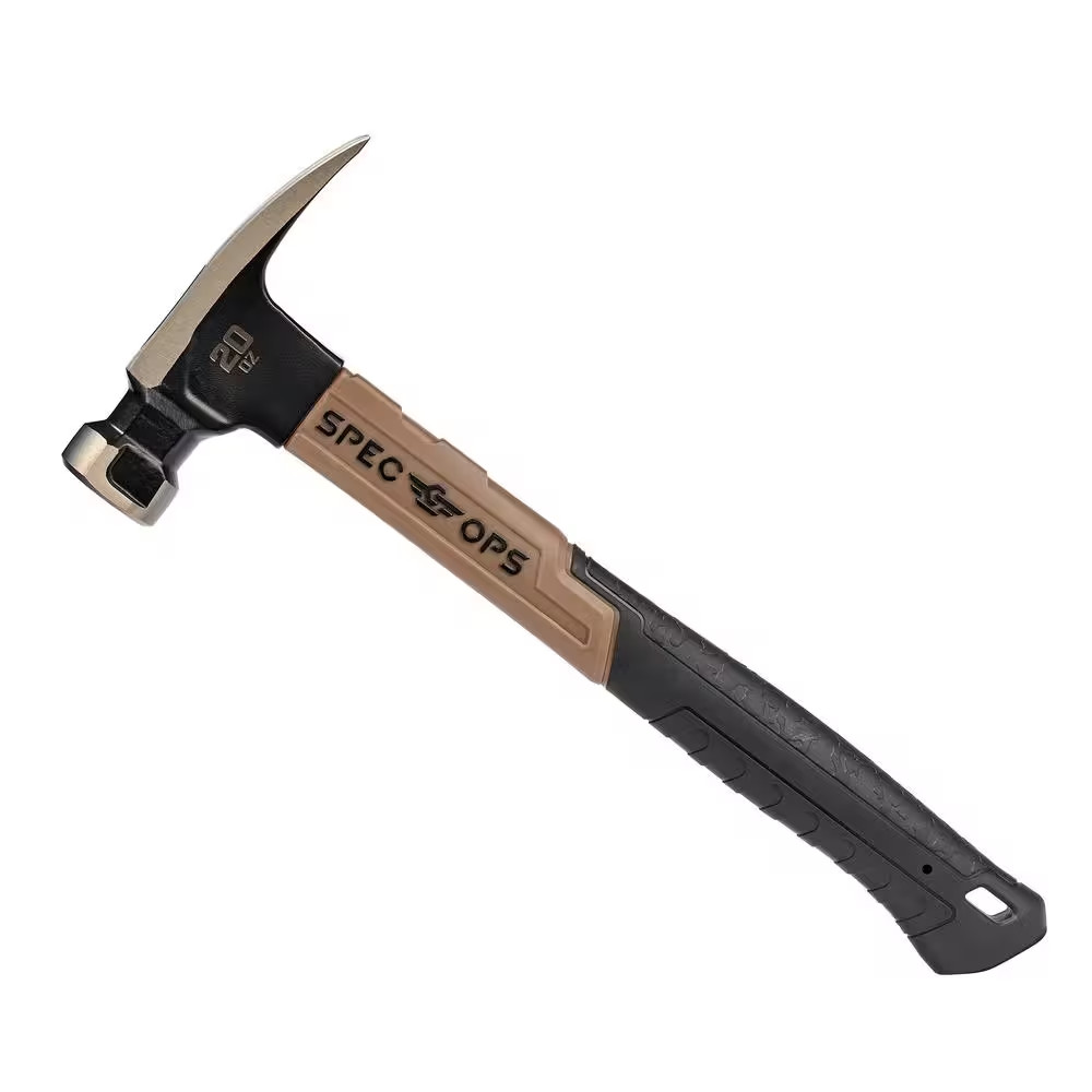 20 Oz. Fiberglass Hammer, 13 In., Shock-Absorbing Grip, 3% Donated to Veterans