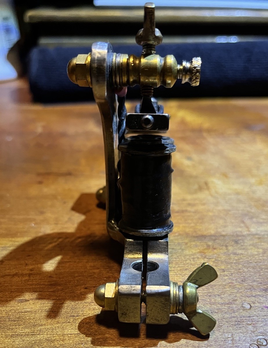 Mike Terrell shader coil tattoo machine
