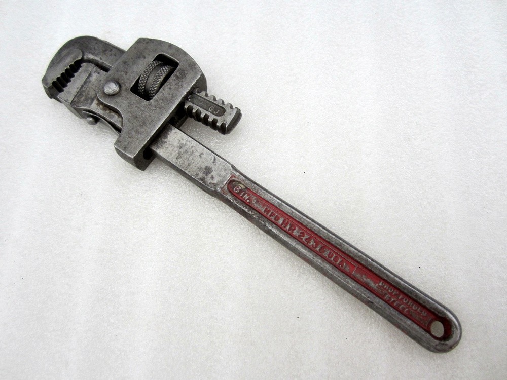 Vintage Western Auto 6" Pipe Wrench HR2436 Stillson Design Made in USA