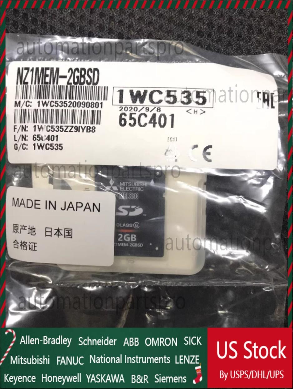 1PC New Mitsubishi NZ1MEM-2GBSD NZ1MEM2GBSD 2GB Memory Card Free Ship